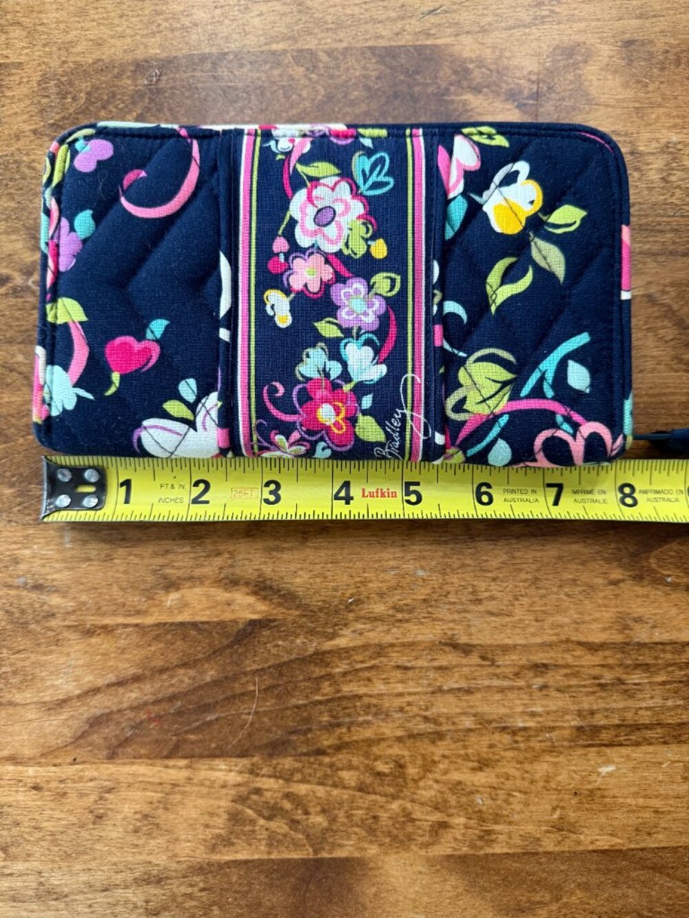 Vera Bradley Zip Around Accordion Wallet, Retired "Ribbons" Pattern, NWOT - Picture 15 of 16